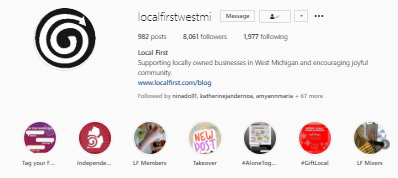 Local First - Instagram Profile 1