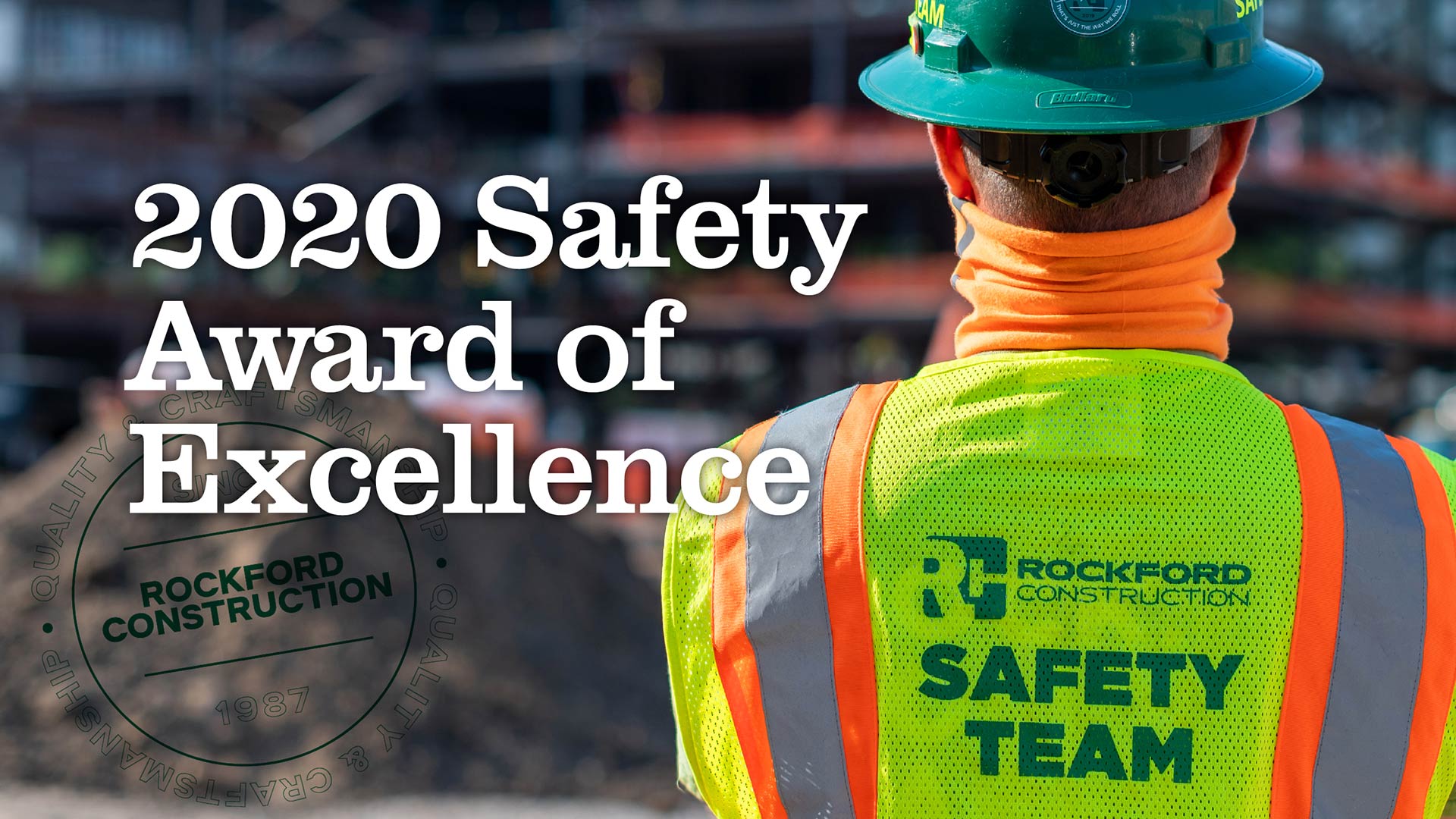 Rockford Construction - Excellence in Safety Award - 2020